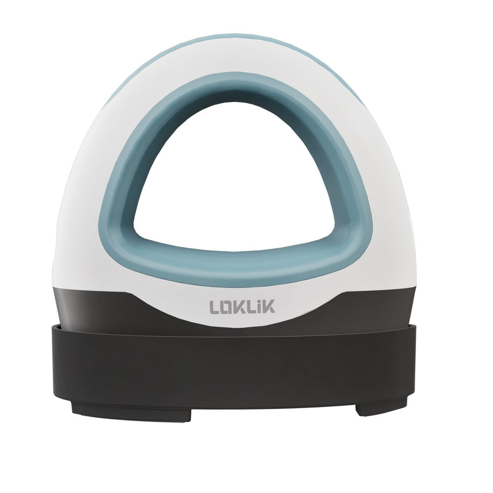 Loklik • mini heat press denim blauw