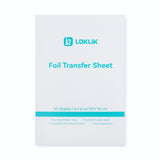 Loklik • transferfolie 10x15cm zilver 50x