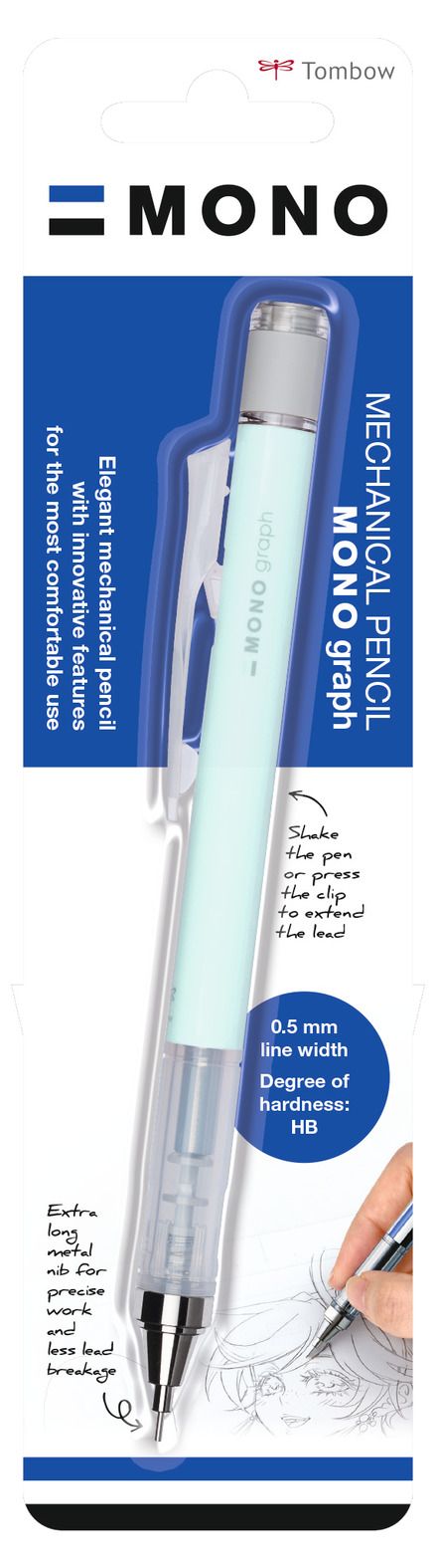 Tombow • Monograph Druckbleistift Mintgrün