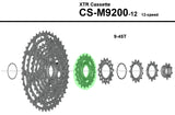 Shimano 17-19 Zähne Ritzeleinheit für CS-M9200 9-45