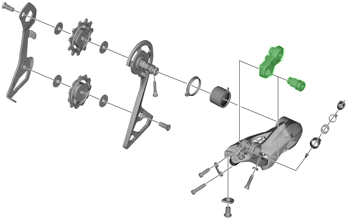 Shimano-Achseneinheit für RD-R8000-Schaltwerkshalterung
