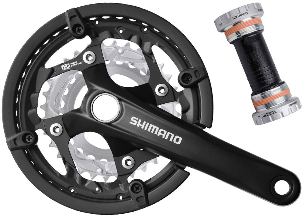 Shimano Kurbelgarnitur Trekking FC-T551 3x10-fach 170mm 44x34x24z mit KSR