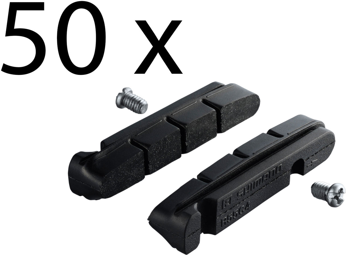 Shimano R55C4 Bremsbeläge für Cartridge-Bremsbacken (50 Paar)