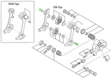 Shimano 53m24000 Achse Running Rad