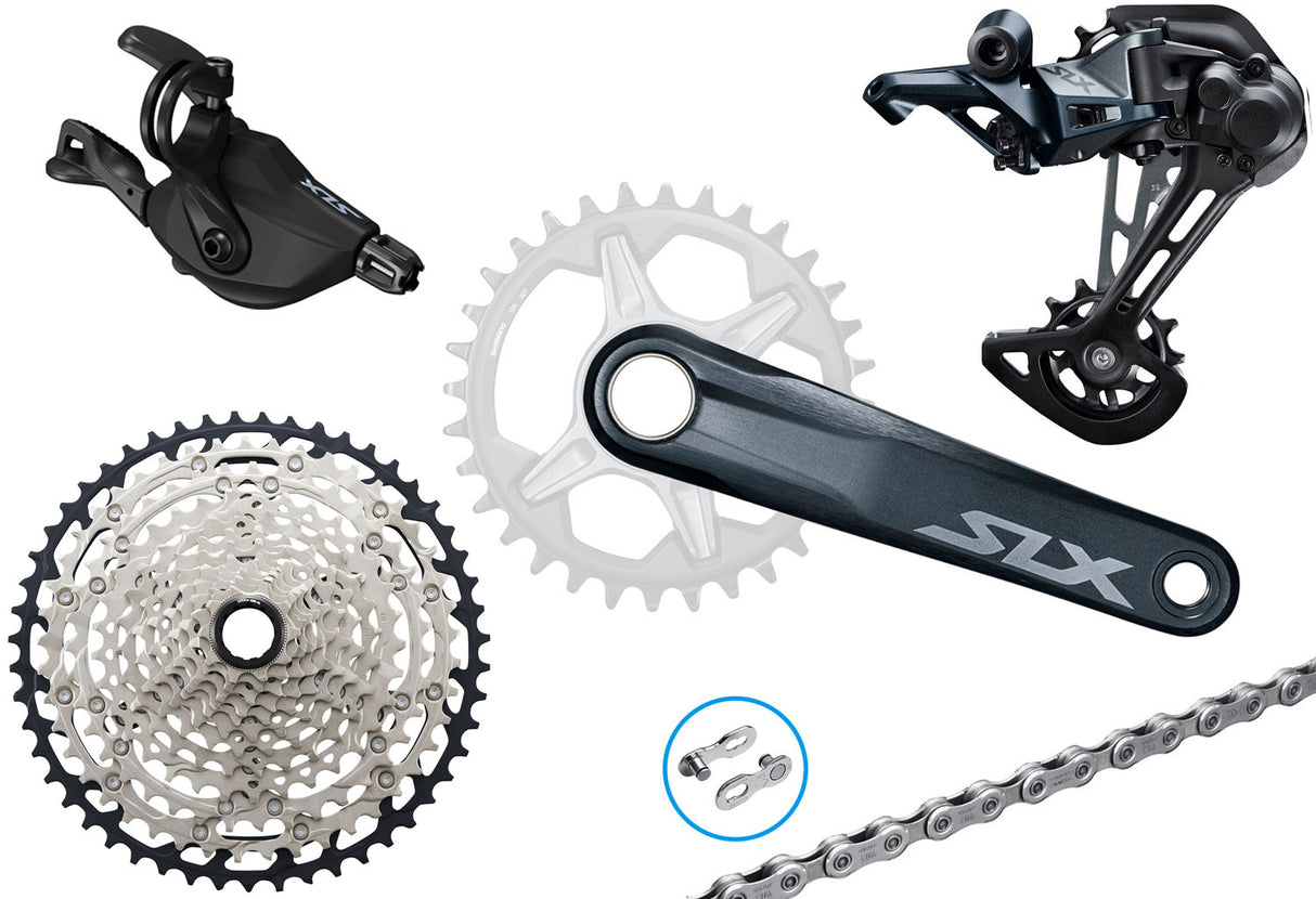 Shimano SLX M7100 1x12-fach Gruppe | 165mm | 10-51 | Klemme