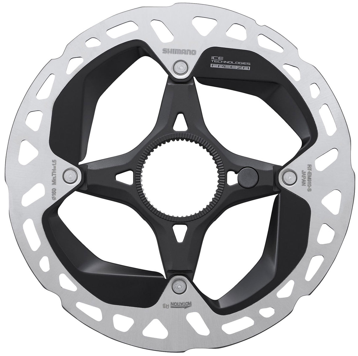 Shimano steps rt-em910 center-lock disc rotor for e-bike