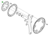 Shimano Tiagra Sora Kettenblattschrauben (5 Stück)