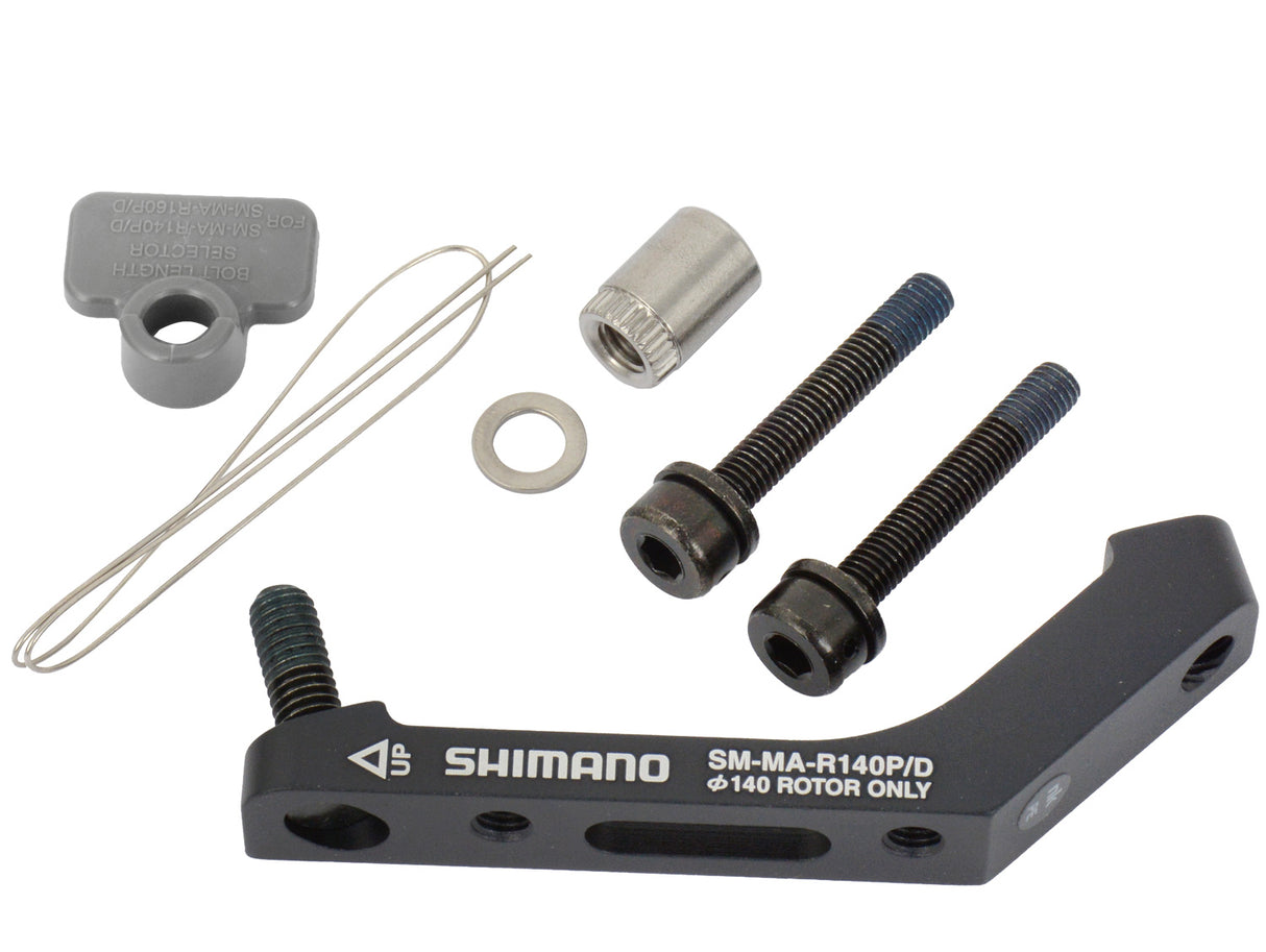 Shimano sm-ma-r140p d Post-Mount-auf-Flat-Mount-Adapter für hintere 140-mm-Bremsscheibe