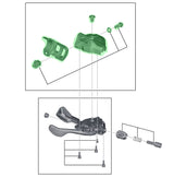 Shimano Gehäusedeckel komplett für SL-M8000-I i-Spec II links
