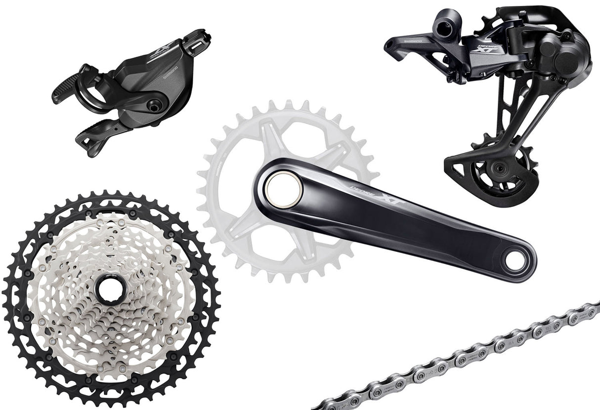 Shimano xt m8100 1x12-fach Gruppenklemme 165mm 10-51