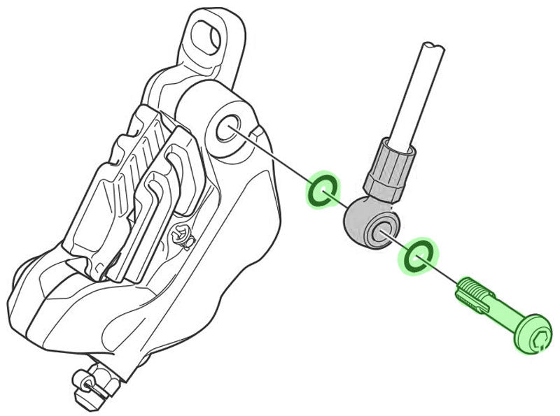 Shimano Hohlschraube O-Ring für BR-M8120 7120