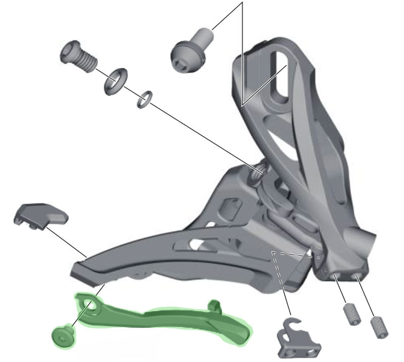 Shimano Kettenfänger für fd-m9025 m8020 m8025