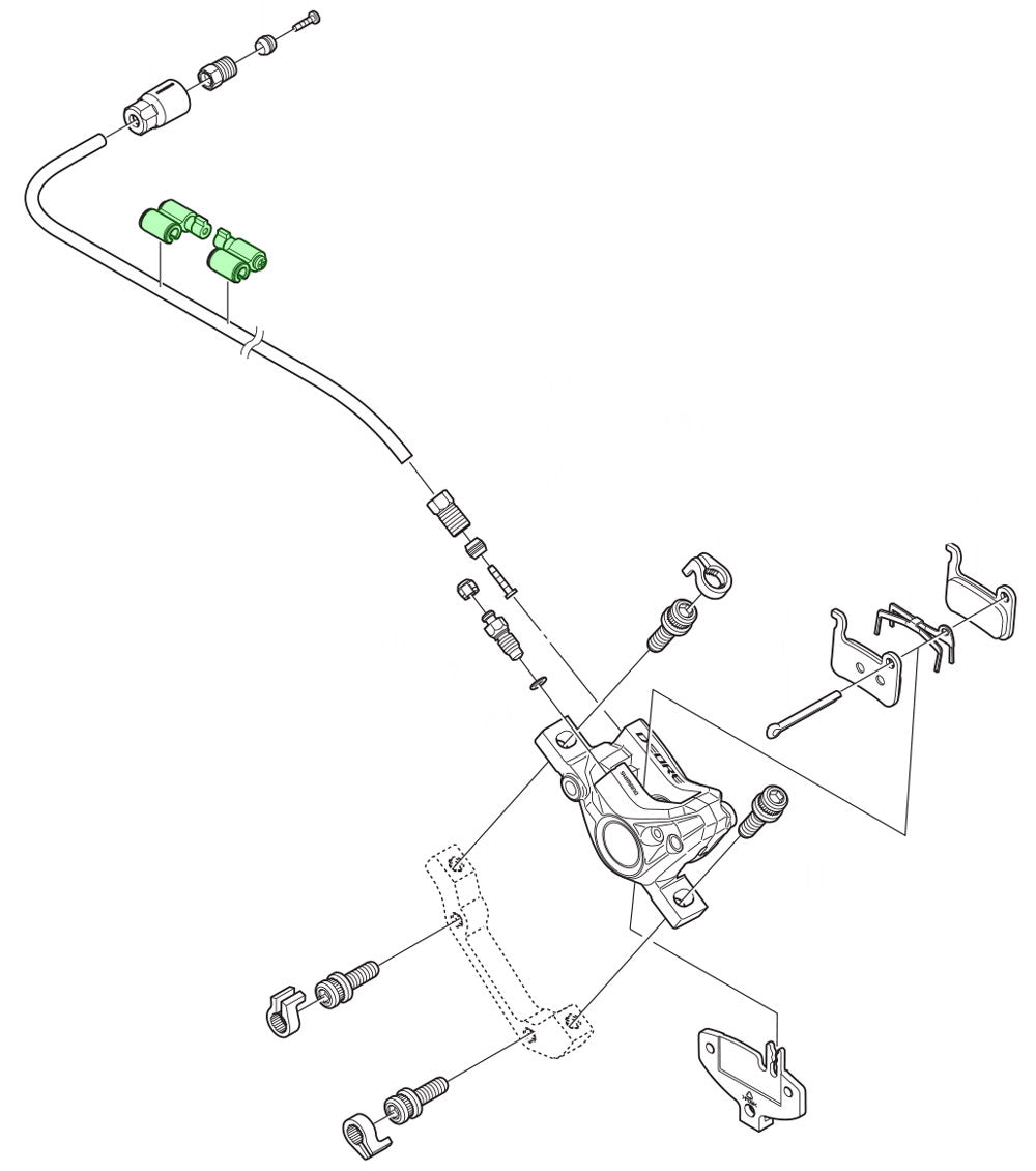 Shimano SM-Hang Schlauchhalter