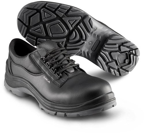 Sika beat low - s2 - veterschoen - 210 zwart | zwart | maat 36 - 5703617155938