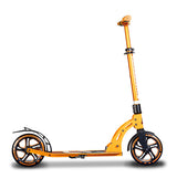 Sechs Grad 2-Rad-Stufenfußfußbremse Oranje Schwarz