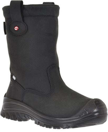 Sixton Sicherheitsstiefel Montana HDRY Wool S3 45 Schwarz