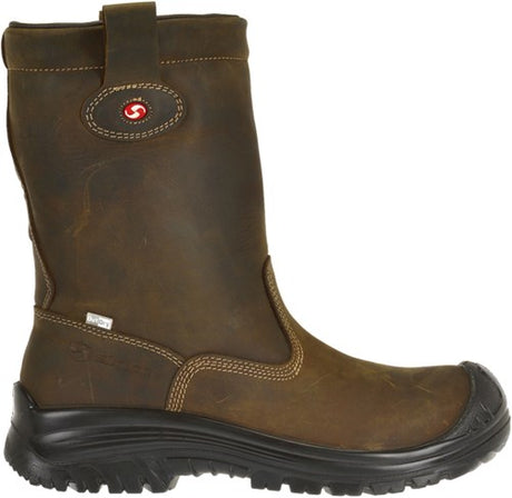 Sixton Sicherheitsstiefel Montana HDRY gefüttert S3 45 braun