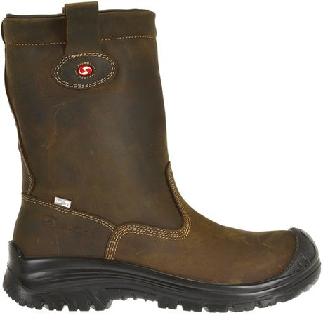Sixton Sicherheitsstiefel Montana HDRY gefüttert S3 46 braun
