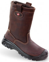 Sixton Sicherheitsstiefel Montana HDRY Wolle S3 42 braun