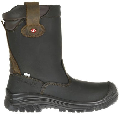 Sixton peak 81411-06 ranch laars hdry hoog s3 kn +esd | zwart bruin | maat 40 - 00.091.125.40