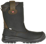 Sixton peak 81411-06 ranch laars hdry hoog s3 kn +esd | zwart bruin | maat 41 - 00.091.125.41