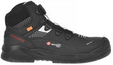 Sixton peak muscle boa hoog 43488-01 s3 | zwart grijs | maat 42 - 8053470577895