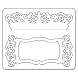 Sizzix • sizzlits die label edge scrollwork