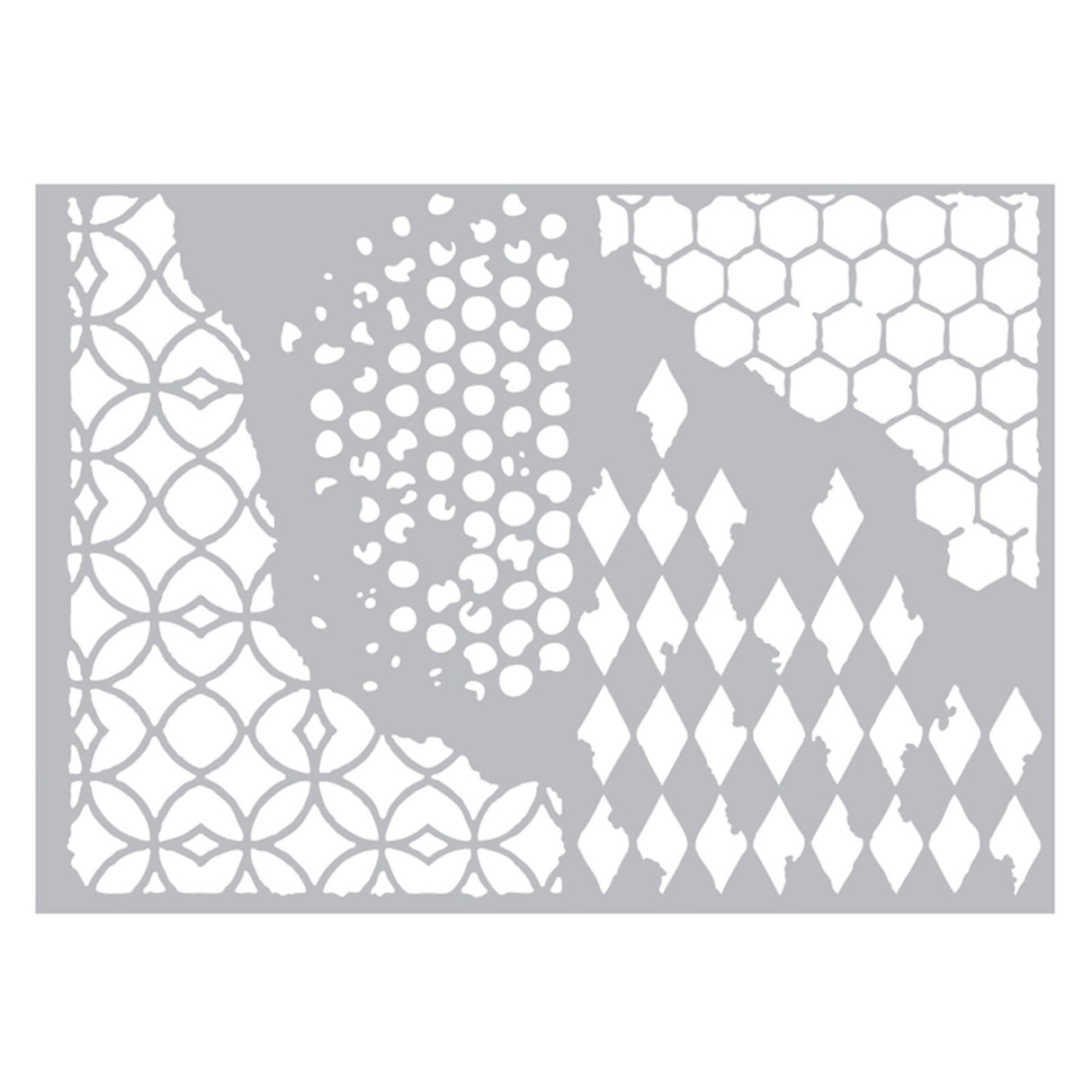 Sizzix • Tim Holtz Thinlits Stanzformen-Set, gemischte Medien, 4-tlg