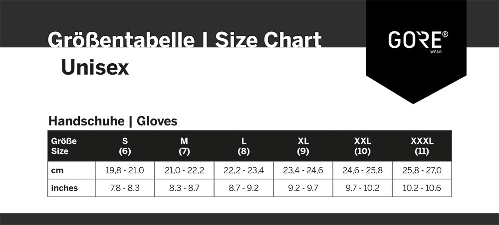 Gorewear c3 gore-tex infinium™ stretch - gloves