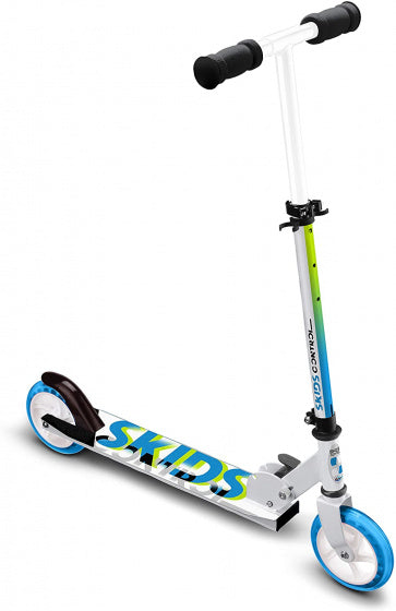 Skids Control 2-Radkinder-Faltbremsbremse weiß Blau