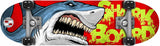 Skids Control - Shark Skateboard Junior Wood PVC Rotblau