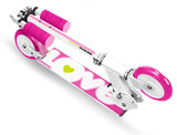 Skids Control Folding Step Love Foot Brems Girls Pink