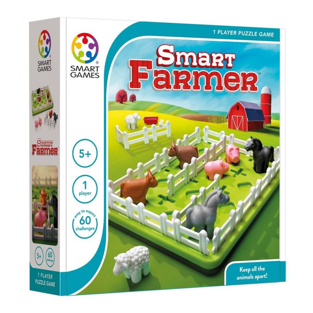 Intelligente Spiele – intelligenter Bauer, halte alle Tiere auf einer separaten Weide