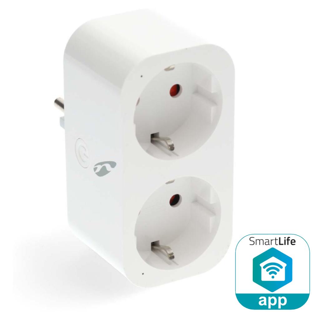 Nedis Smartlife Smart Plug - 2x Steckdose Typ f