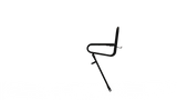 STECO -Vorderträger glatt 25 cm Kroonbout Matte Schwarz