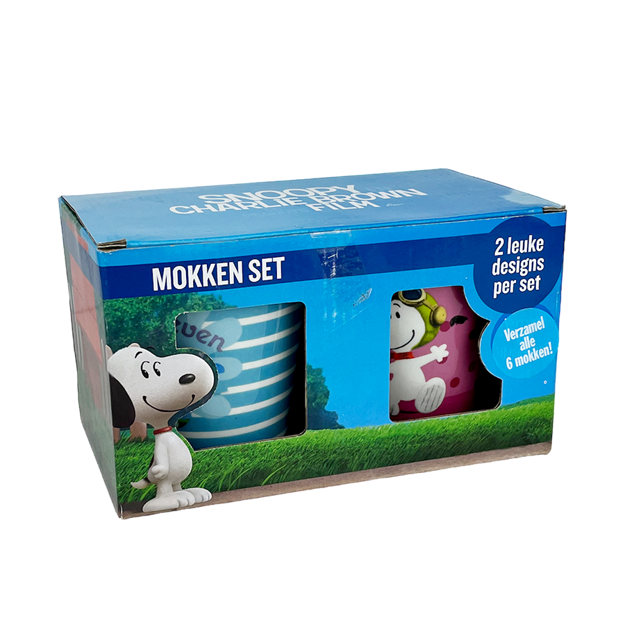 Snoopy mokkenset 250ml 2-delig