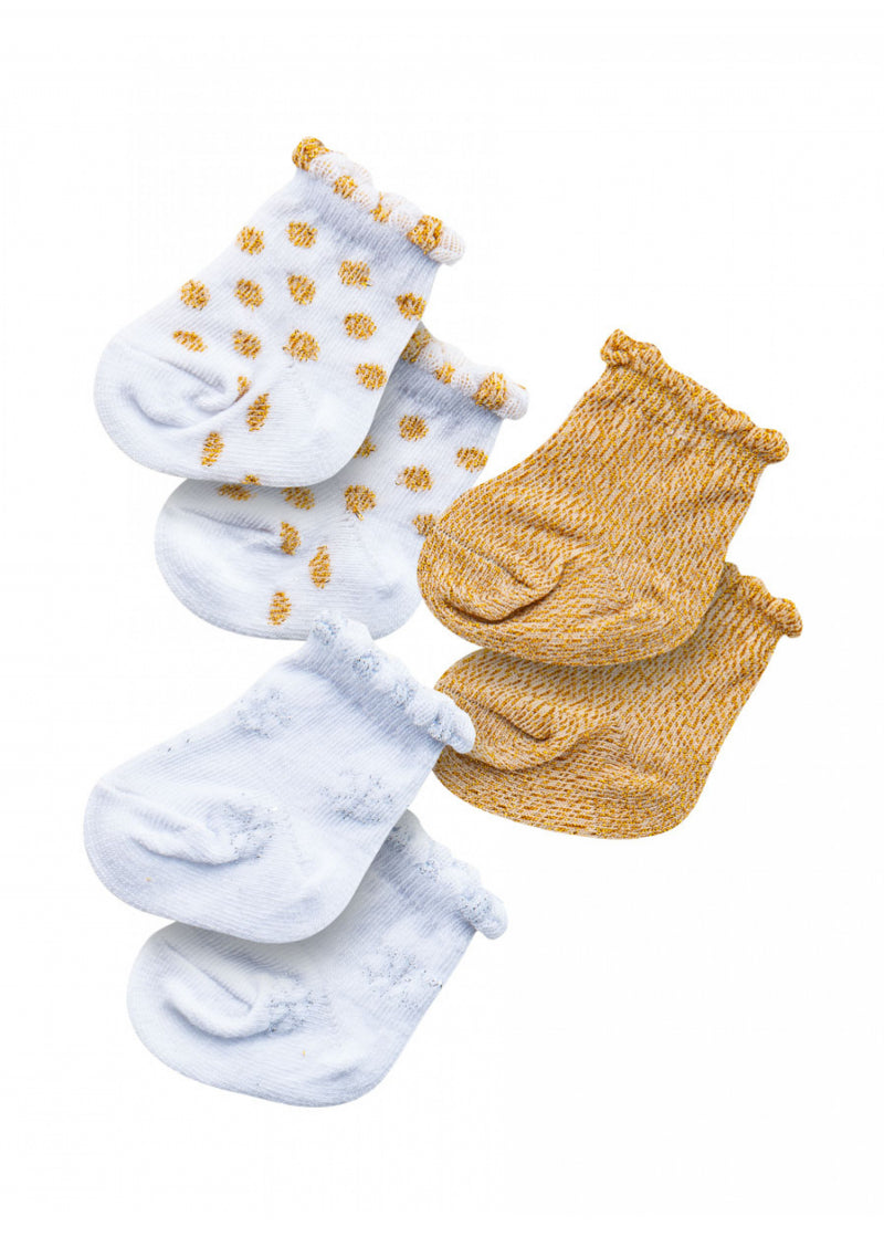 Heless Socken Glitzer, 3 Paar (35-45cm)