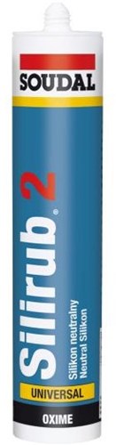 Soudal silirub 2 | siliconenkit | teak | 300 ml - 102421