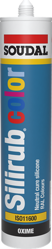 Soudal Silirub-Farbe | Silikon-Fugendichtstoff | 310 ml | ral 7011 - 114481