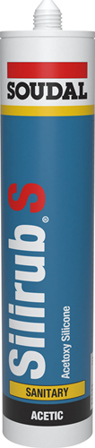 Soudal Silirub Sanitärartikel | Silikon-Fugendichtstoff | 310 ml | transparent - 101450