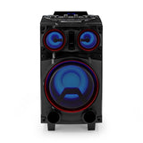 Ty Nedis Bluetooth Par-Lautsprecher | maximale Akkulaufzeit: 6,5 Stunden | 120w | Griff | Partybeleuchtung | Ausgleich | schwarz - sppt800bk