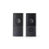 Nedis Gaming-Lautsprecher | 2,0 | 3,5-mm-Stecker | 12 w | 1 Stück - gspr10020bk gspr10020bk
