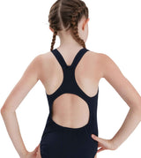 Speedo Ausdauer + Medist Badeanzug Mädchen Blau Größe 152