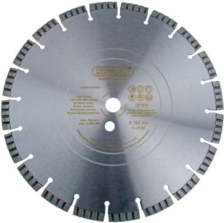 Spero diamant zaagblad beton pro | 300mm - sdb300b20
