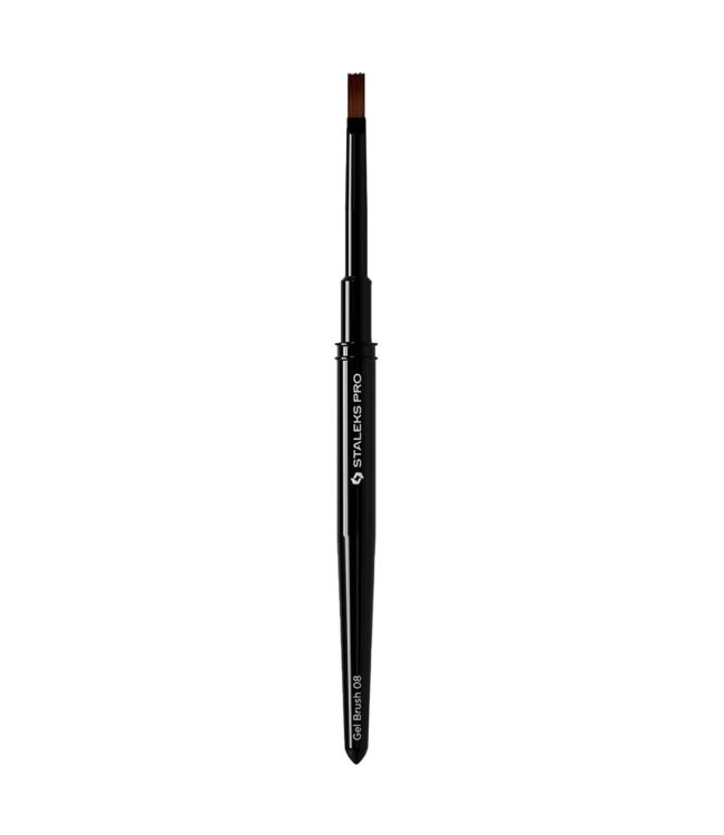 Staleks Pro gerader Gelpinsel 08