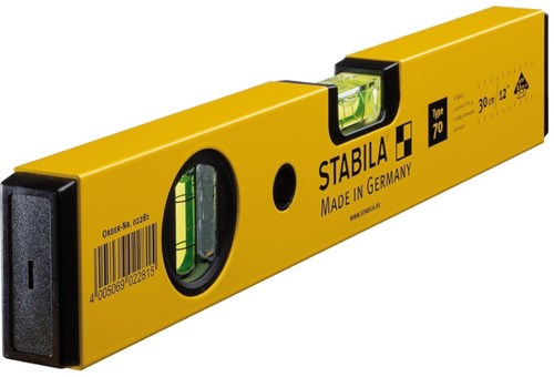 Stabila blokwaterpas - type 70 - 30cm geel - 02281
