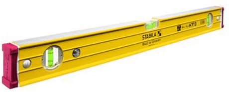 Stabila-Wasserwaage, 96-2 dim. caps2v1h Fläschchen 200cm - 15231