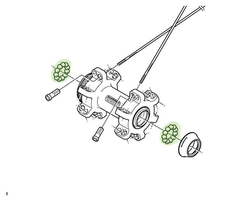 Shimano Stahlkugeln 1 4 (18 Stück)