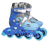 Inline-Skates einstellbare hellblaue Größe 30-33