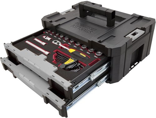 Stanley Handwerkzeuge FMHT0-74297 Fatmax Tstak Einsatz-Steckschlüsselsatz 1 2 20-teilig – FMHT0-74297